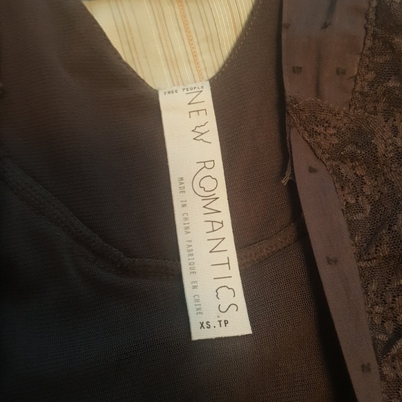 Free People tank with lace detail - Picture 3 of 4